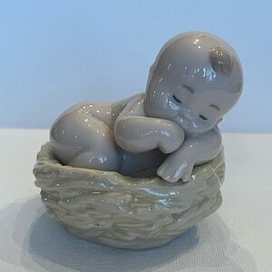 Lladro Nao “Where Do Babies Come From”? Nest